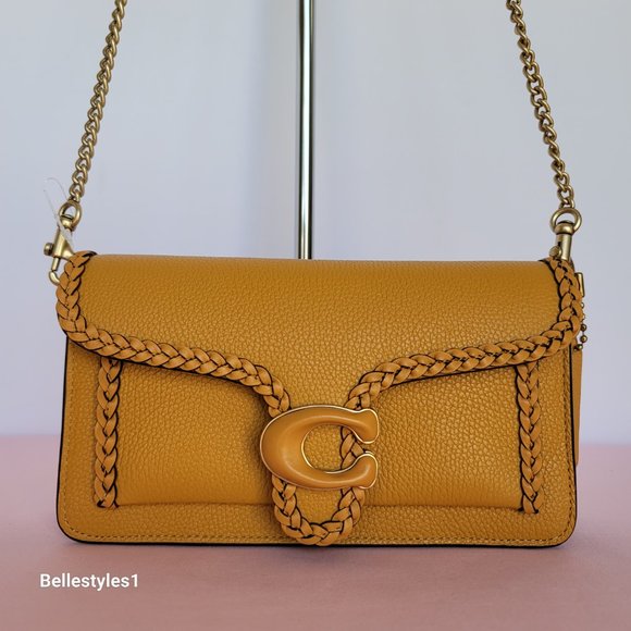 COACH Small Tabby Chain Clutch With Braided Trim & Matching Small Card Case SET⭐ - Picture 4 of 16